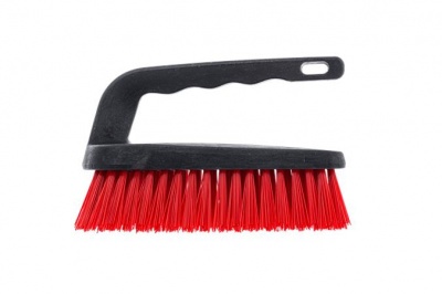 Súrolókefe, fogantyús, BONUS, piros