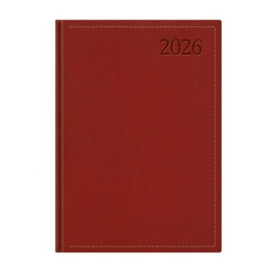 Naptár, tervező, A4, heti, TOPTIMER "Traditional", bordó