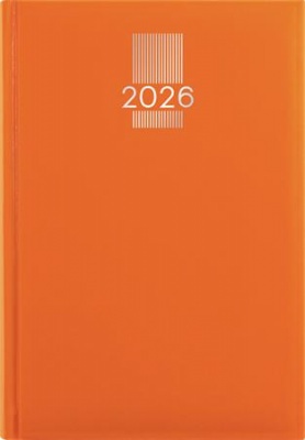 Naptár, tervező, A5, heti, DAYLINER, "MyPastel", narancs