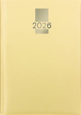 Naptár, tervező, A5, napi, DAYLINER, "MyPastel", sárga