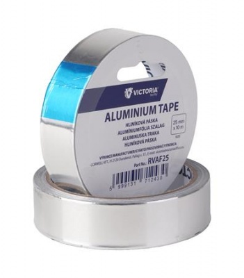 Alumíniumfólia szalag, 25 mm x 10 m, VICTORIA FACILITY