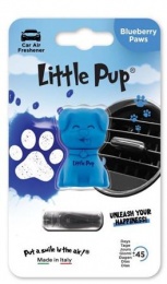 Autóillatosító, szellőzőrácsra, LITTLE JOE "PUP Blueberry Paws", kék