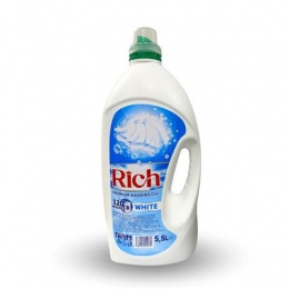 Mosógél, 5,5 l, "Rich White"
