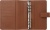 Kalendárium, gyűrűs, betétlapokkal, personal méret, FILOFAX "Camden", mokka